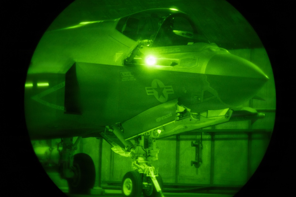 U.S. Marines conduct flight operations