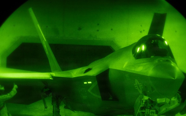 U.S. Marines conduct flight operations
