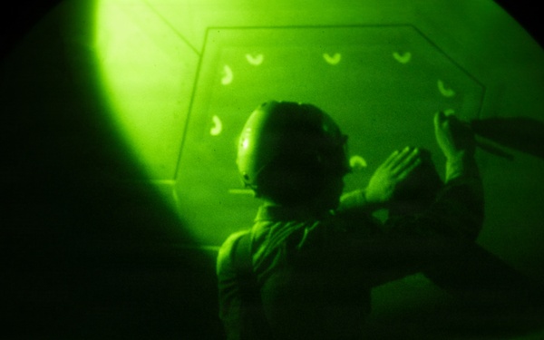 U.S. Marines conduct flight operations