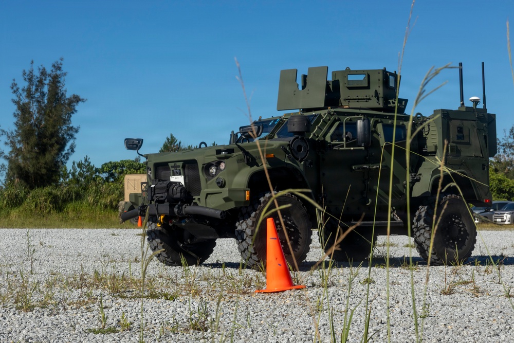 U.S. Marines with 12th Marine Littoral Regiment Conduct Navy-Marine Expeditionary Ship Interdiction System Training