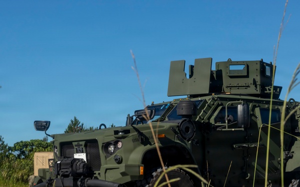 U.S. Marines with 12th Marine Littoral Regiment Conduct Navy-Marine Expeditionary Ship Interdiction System Training
