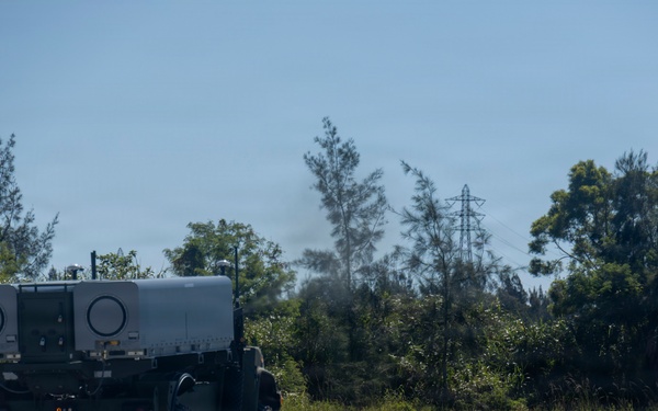 U.S. Marines with 12th Marine Littoral Regiment Conduct Navy-Marine Expeditionary Ship Interdiction System Training