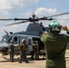 HMLA-367 flies over South Korea
