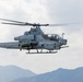 HMLA-367 flies over South Korea