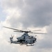 HMLA-367 flies over South Korea