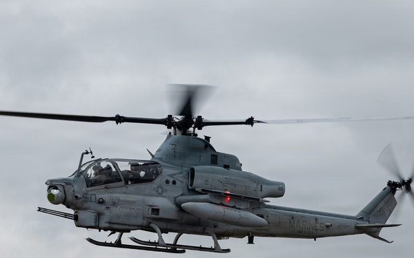 HMLA-367 arrives at Osan Air Base