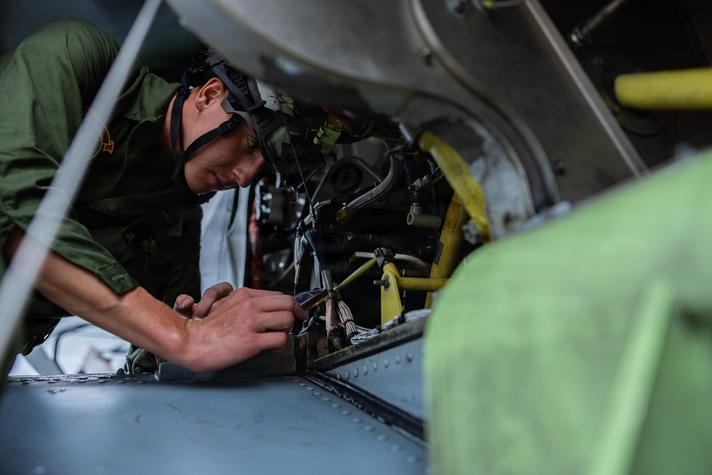 HMLA-367 arrives at Osan Air Base