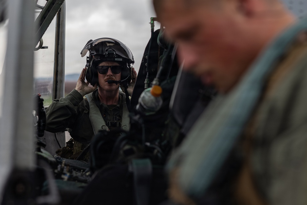 HMLA-367 arrives at Osan Air Base