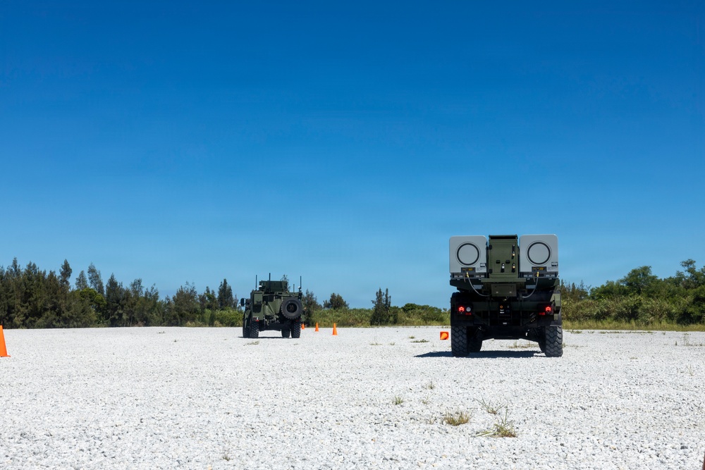 U.S. Marines with 12th Marine Littoral Regiment Conduct Navy-Marine Expeditionary Ship Interdiction System Training