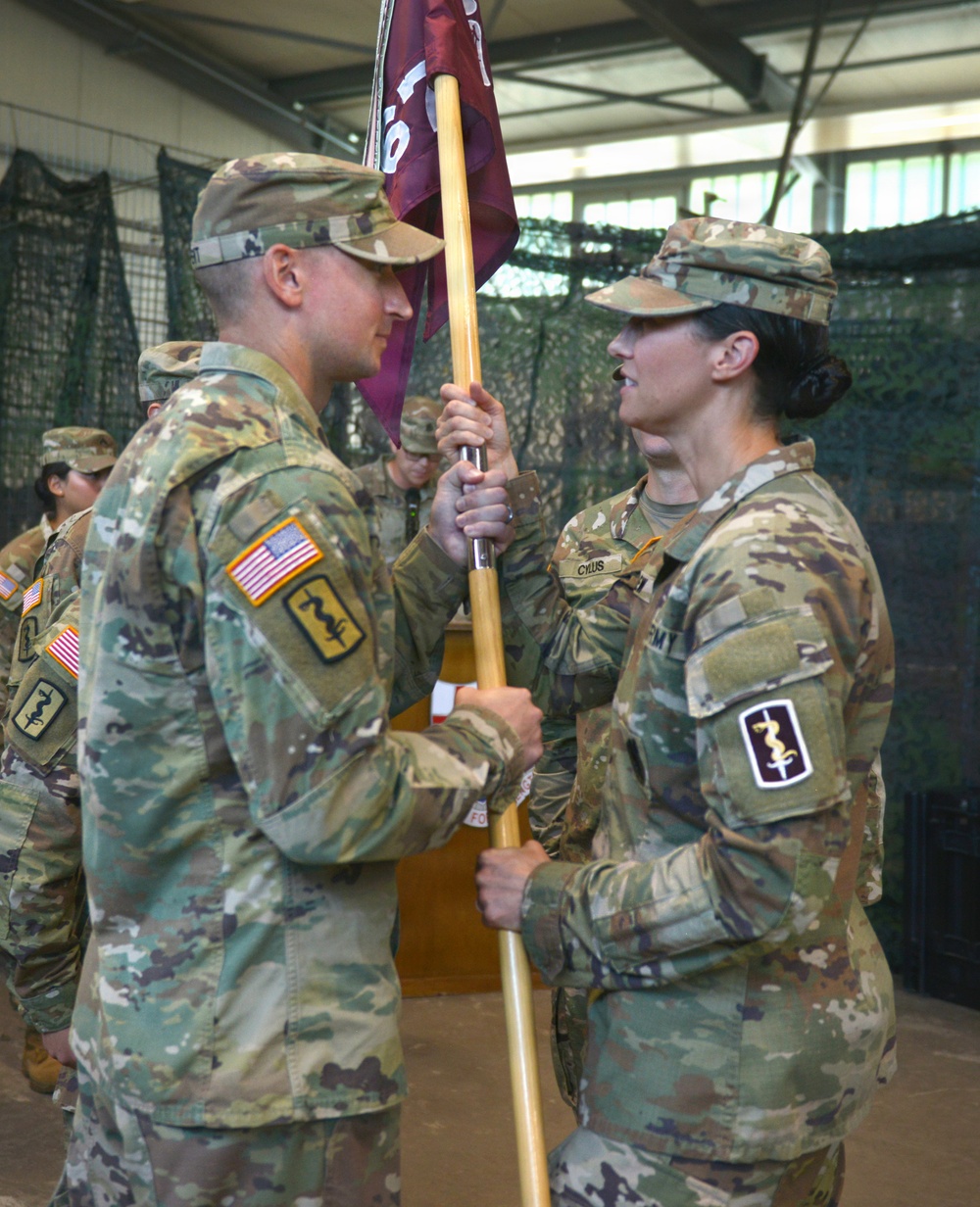 67th Forward Resuscitative Surgical Detachment Change of Command