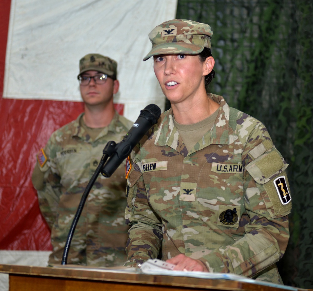 67th Forward Resuscitative Surgical Detachment Change of Command