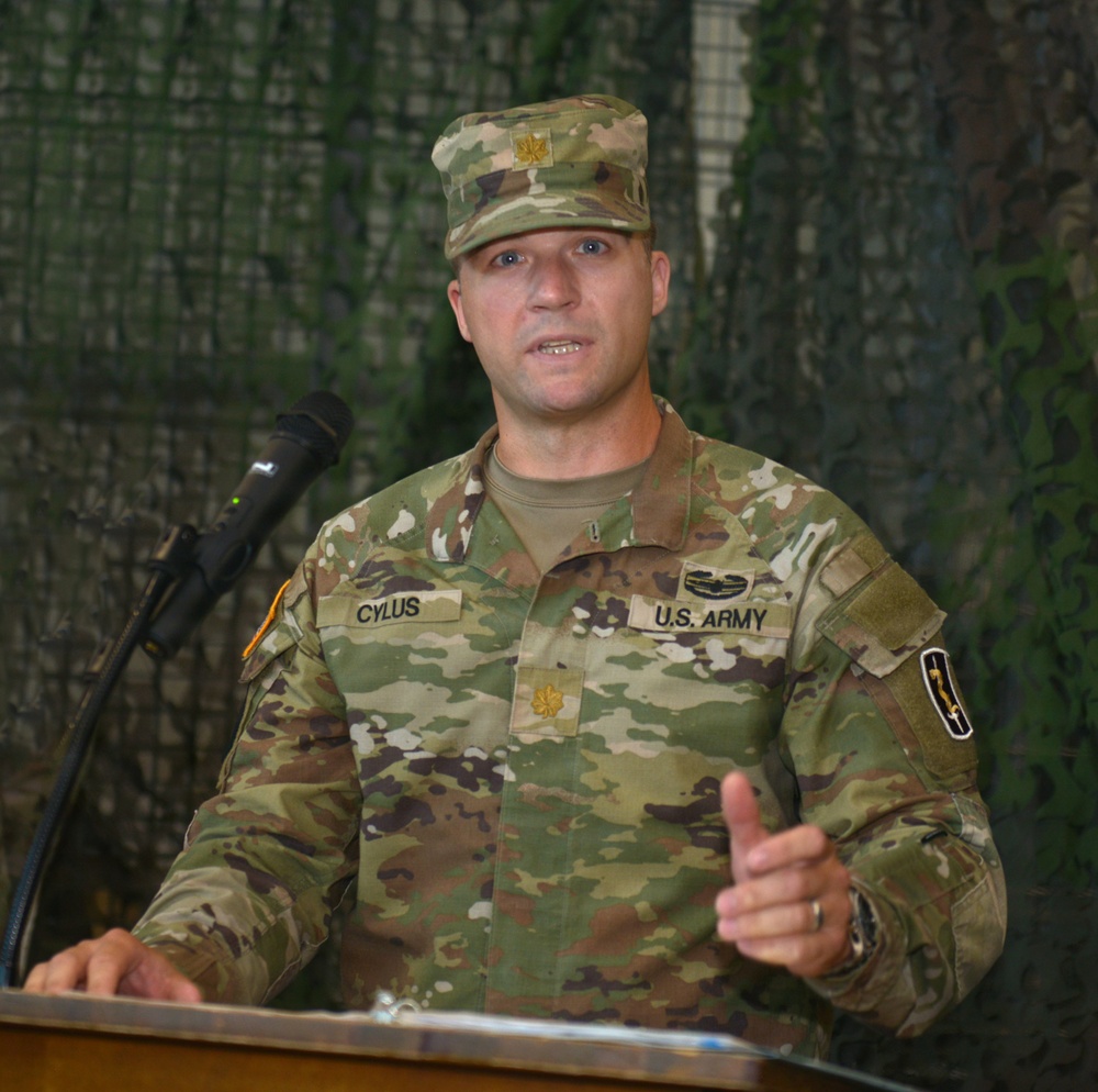 67th Forward Resuscitative Surgical Detachment Change of Command