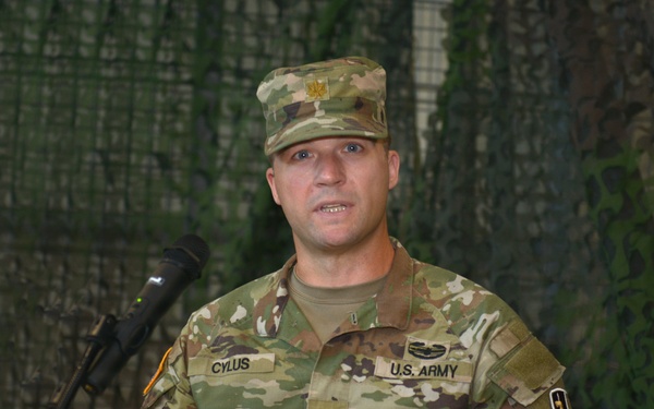 67th Forward Resuscitative Surgical Detachment Change of Command