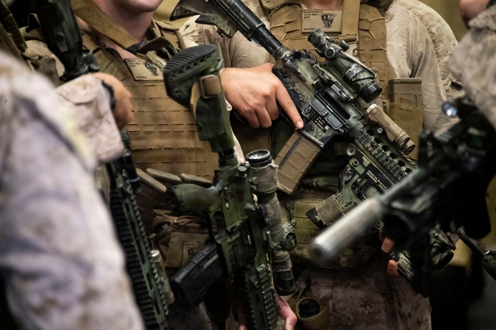 Marines Conduct Close Combat Tactical Training Aboard Boxer