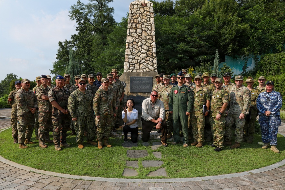 UNC Staff Ride to UN Forces First Battle Memorial in Osan