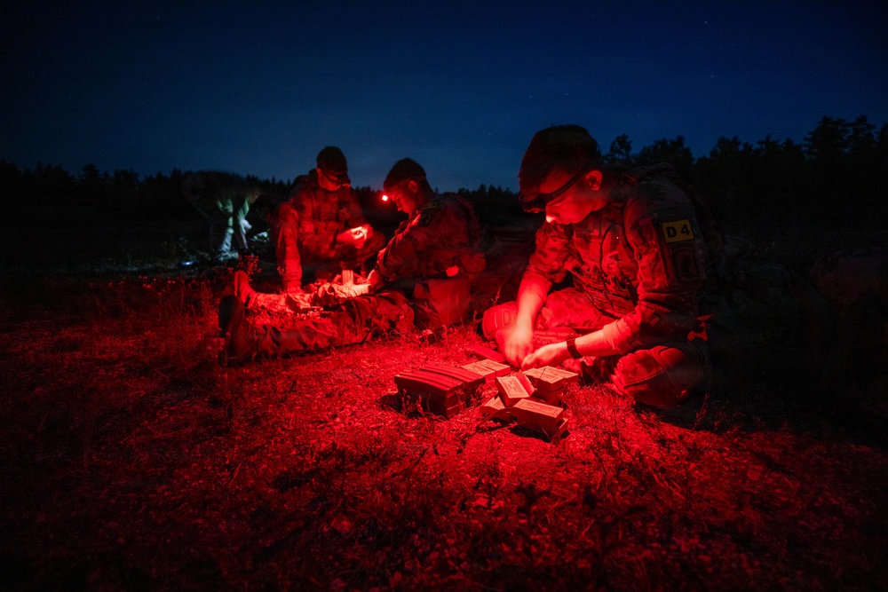USAREUR-AF Best Squad situational training exercise preparation
