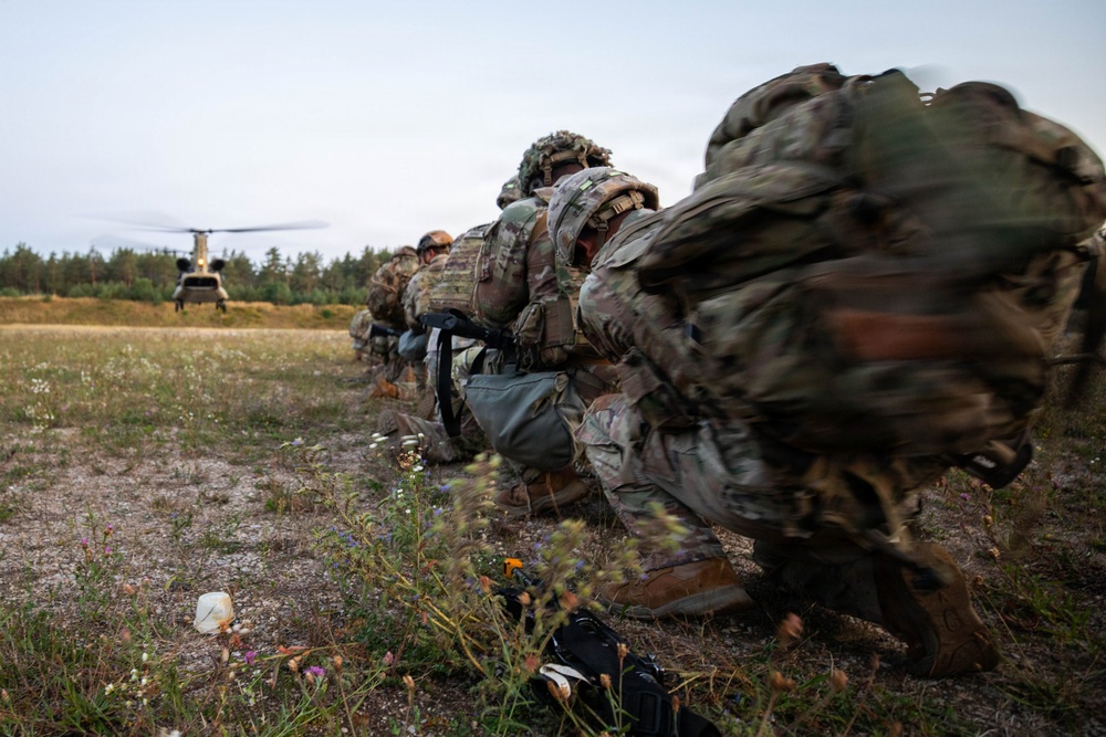 USAREUR-AF Best Squad situational training exercise preparation
