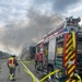 USAG Rheinland-Pfalz aids German fire crews to fight Autobahn vehicle fire