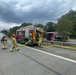 USAG Rheinland-Pfalz aids German fire crews to fight Autobahn vehicle fire