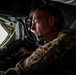 U.S. Air Force KC135 supports U.S. Navy F/A 18 during air refueling