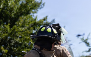 U.S. Army Firefighters conduct fast water supply training on Mihail Kogălniceanu Air Base, Romania
