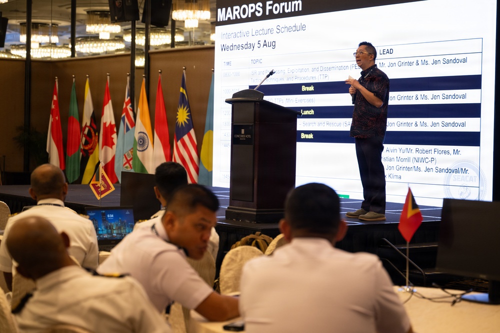 Southeast Asian Maritime Forces attend SEACAT 2026 in Singapore, Aug. 3, 2026