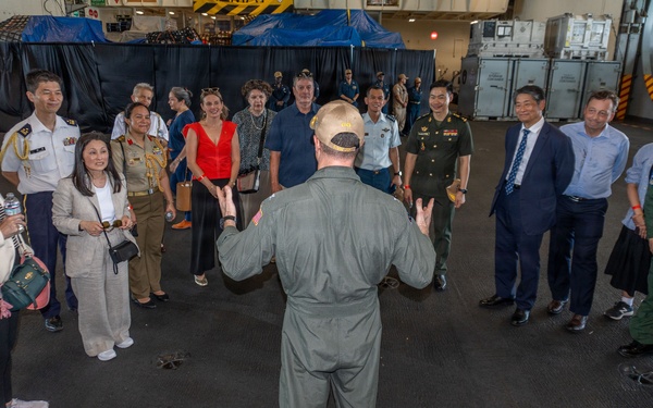 George Washington Hosts Big Top Reception