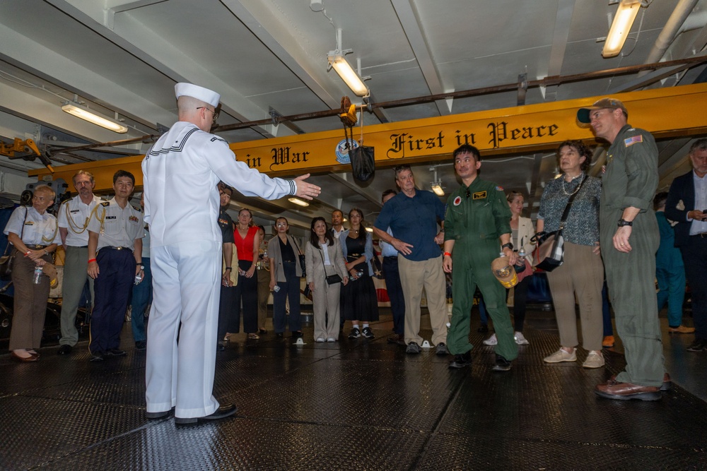 George Washington Hosts Big Top Reception