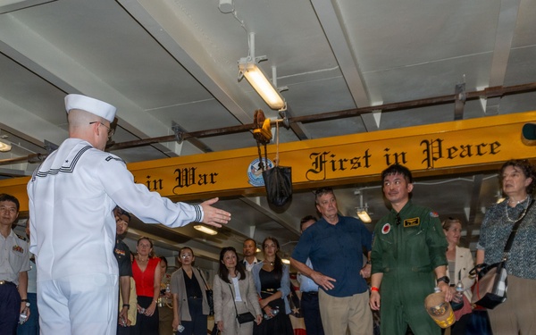 George Washington Hosts Big Top Reception