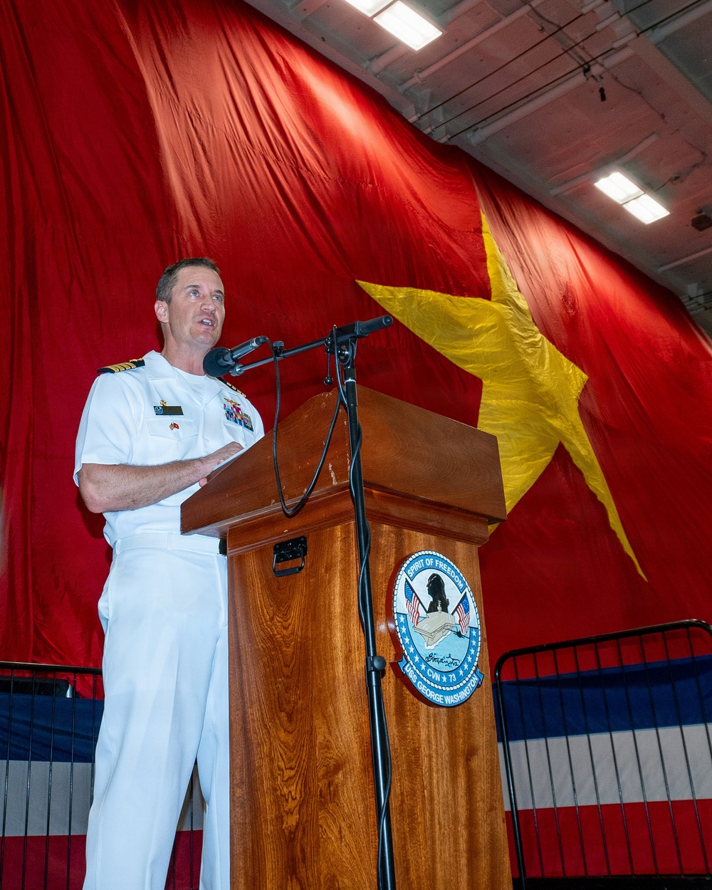 George Washington Hosts Big Top Reception