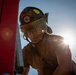 U.S. Army Firefighters conduct fast water supply training on Mihail Kogălniceanu Air Base, Romania