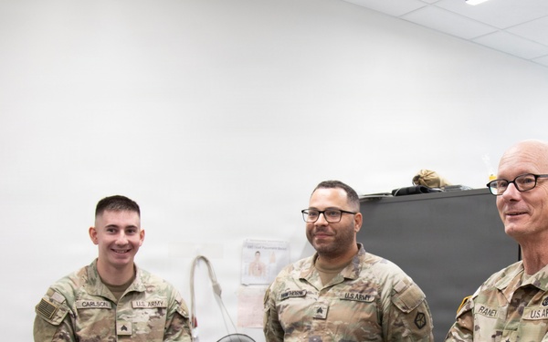 Medical Leaders Visit V Corps Forward