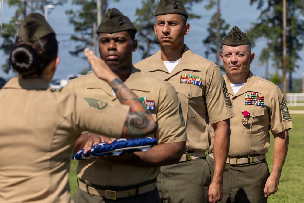 U.S. Marine Corps Master Gunnery Sgt. Bryan Cortestorres Retirement Ceremony
