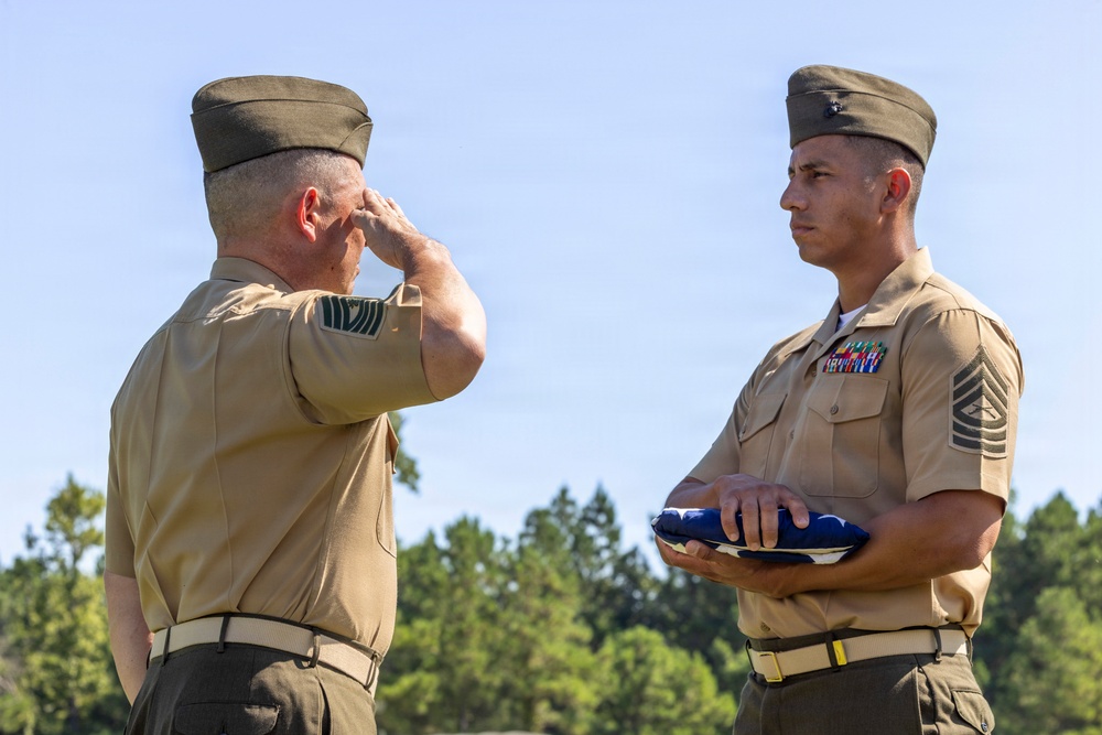 U.S. Marine Corps Master Gunnery Sgt. Bryan Cortestorres Retirement Ceremony