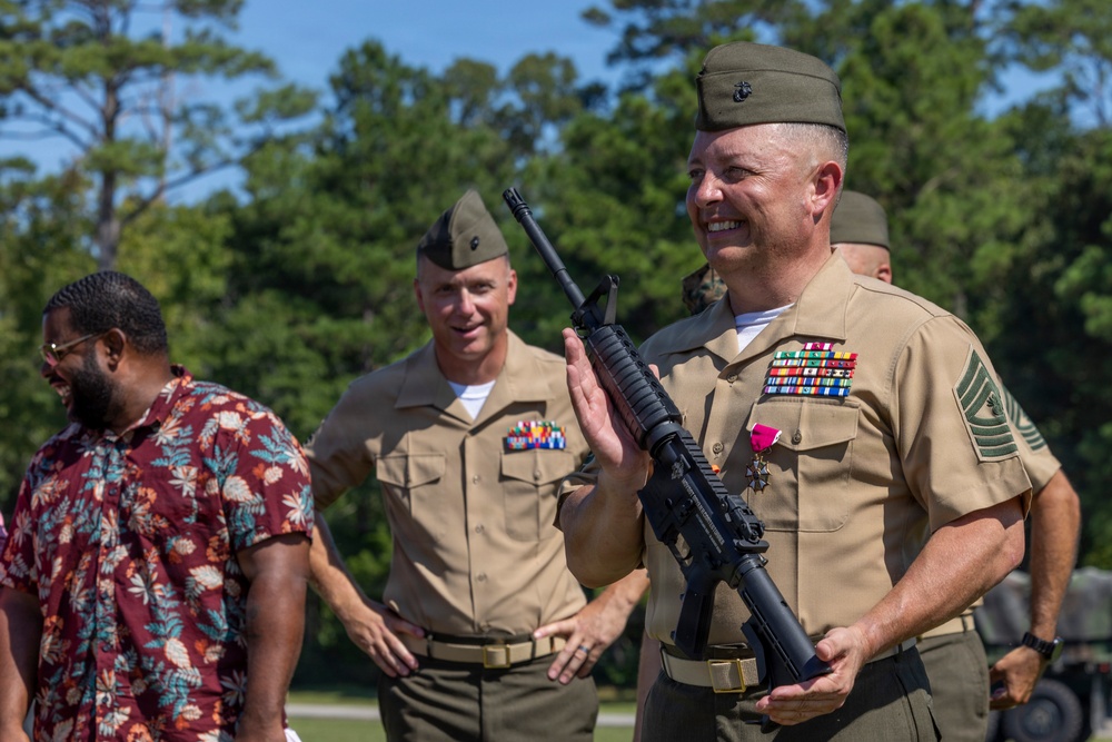 U.S. Marine Corps Master Gunnery Sgt. Bryan Cortestorres Retirement Ceremony