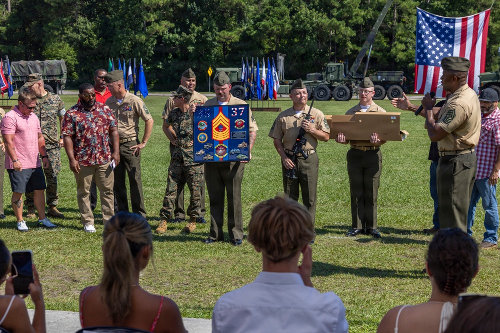 U.S. Marine Corps Master Gunnery Sgt. Bryan Cortestorres Retirement Ceremony