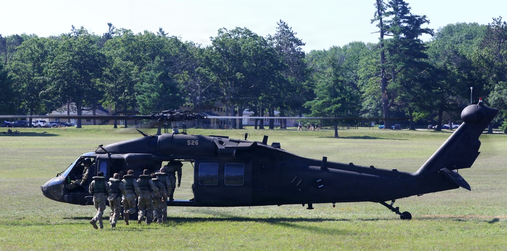 U.S. Army Reserve Soldiers conduct Helocast Operations during Northern Strike 26-2
