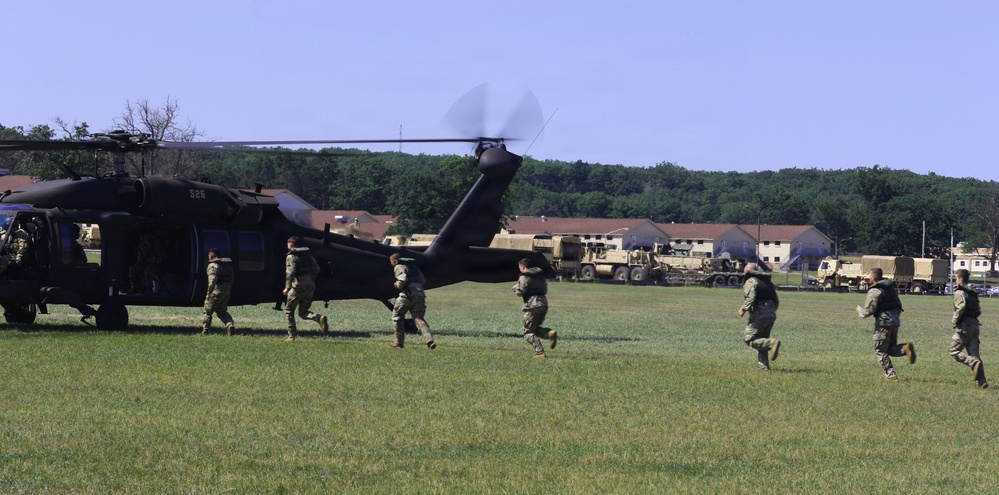 U.S. Army Reserve Soldiers conduct Helocast Operations during Northern Strike 26-2