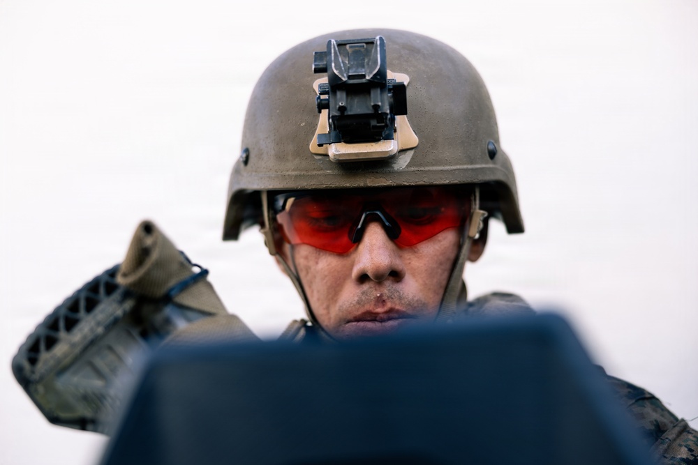 U.S. Marines with 2nd Bn., 1st Marines, rehearse platoon attacks during AFX