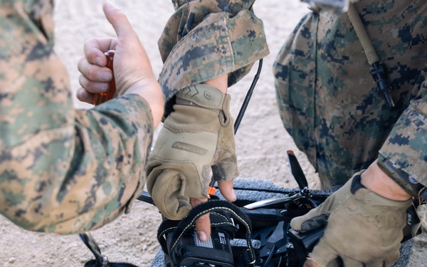 U.S. Marines with 2nd Bn., 1st Marines, rehearse platoon attacks during AFX