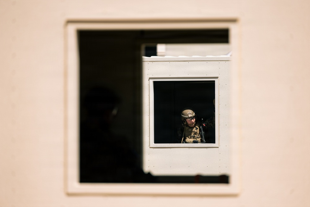 U.S. Marines with 2nd Bn., 1st Marines, rehearse platoon attacks during AFX