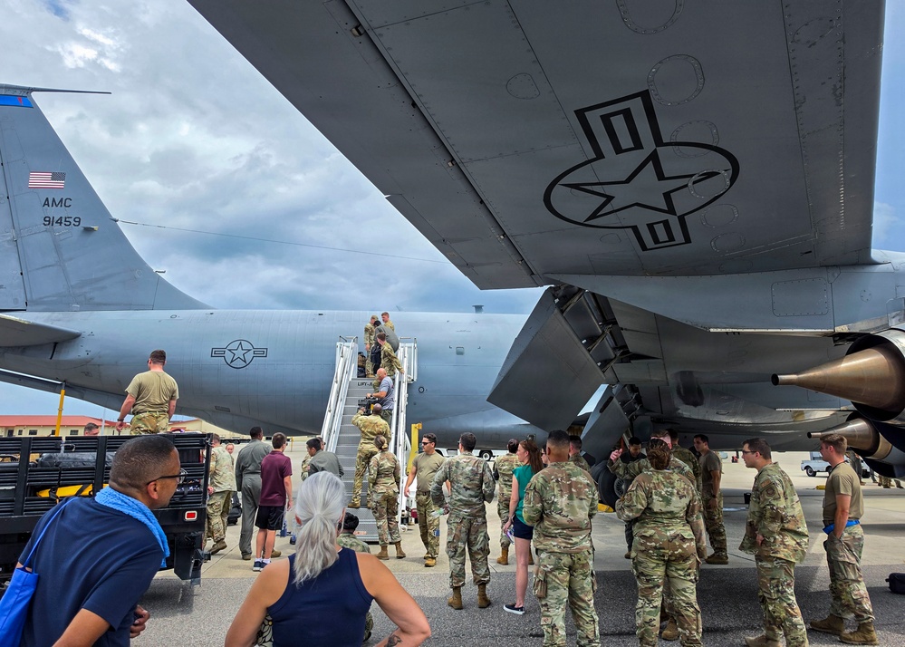 6th ARW Airmen reunite with loved ones after deployment