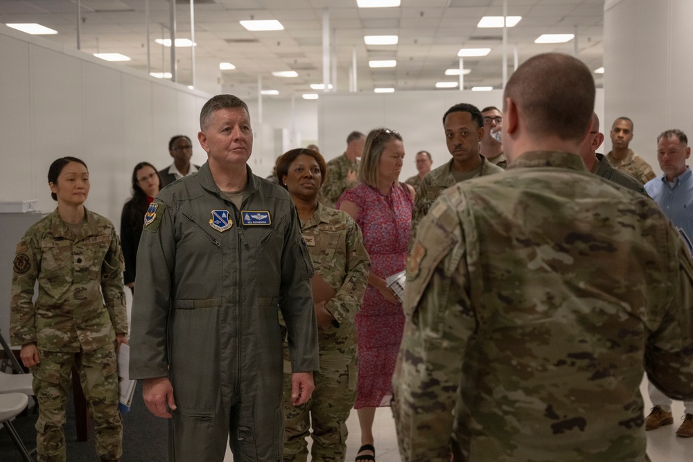 Maj. Gen. Richardson tours Joint Base Andrews as new AFDW Commander