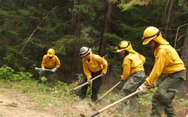 Washington National Guard Soldiers and Airmen Support Statewide Wildfire Response