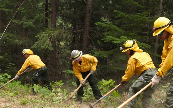 Washington National Guard Soldiers and Airmen Support Statewide Wildfire Response