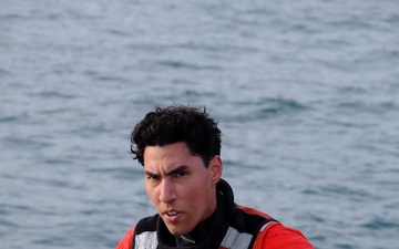 Seaman Ceasar Rodriguz Conducts Maritime Operations Near Fort Bragg