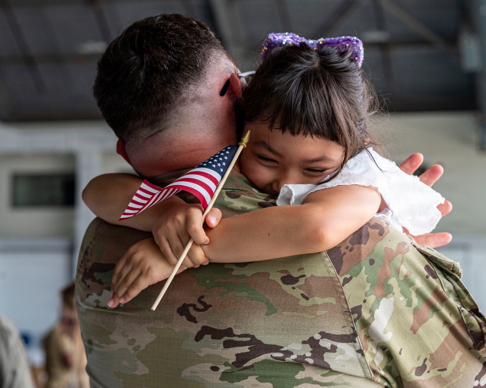 6th ARW Airmen reunite with loved ones after deployment
