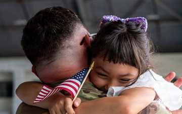 6th ARW Airmen reunite with loved ones after deployment