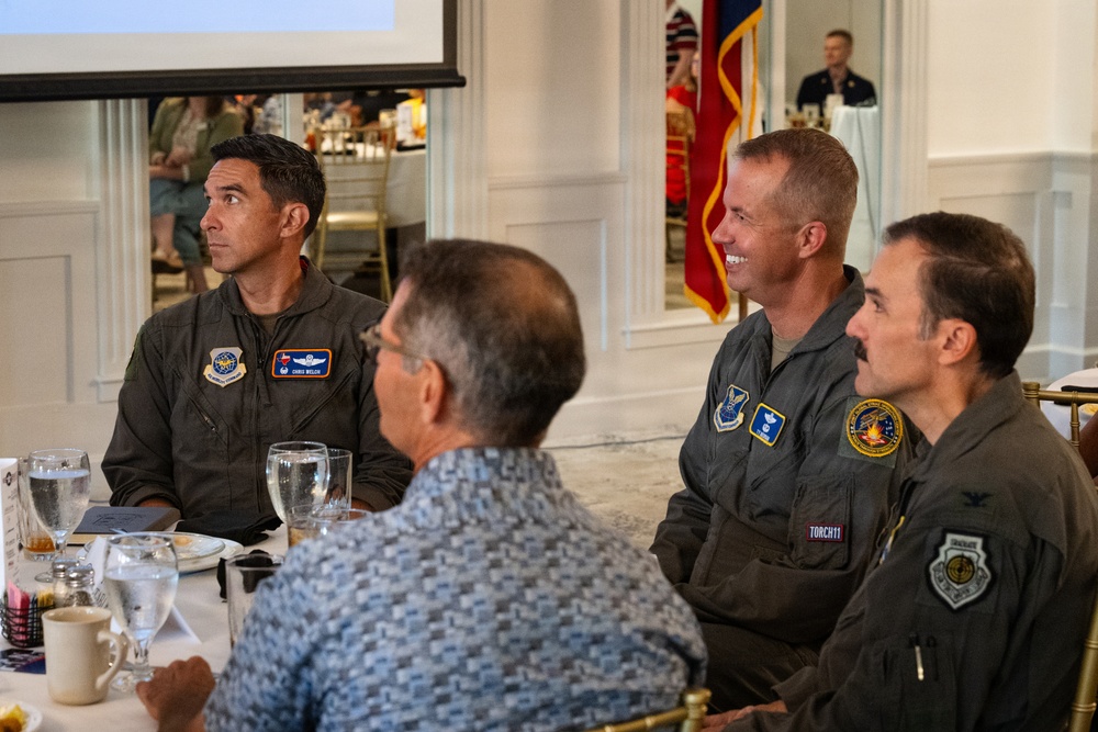 Maj. Gen. Ty Neuman meets Abilene leaders at MAC luncheon