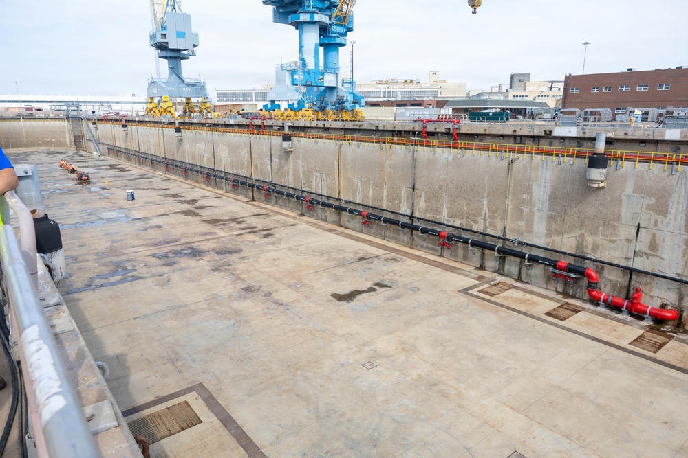 Dry Dock 8 Saltwater System Project Complete at Norfolk Naval Shipyard